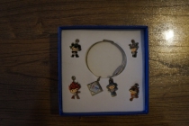 2008 Beijing Olympic Games mascot Fuwa keychain pendant metal visa cooperation