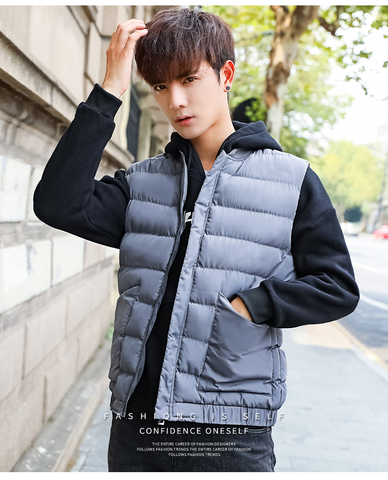 2017 vest mới nam áo khoác vest nam phiên bản Hàn Quốc áo thun nam