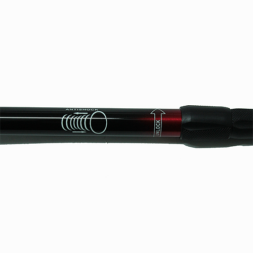 Creeper siêu nhẹ trekking cực tự khóa telescopic co ngoài trời đi bộ đường dài ba thẳng chân cong xử lý leo mía 	gậy gấp khúc cho người già