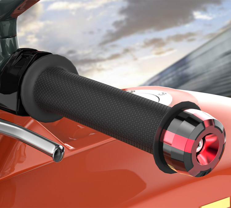 Motorcycle handle plug modification universal anti-slip ghost fire off-road vehicle faucet handlebar drop-resistant aluminum alloy handle plug