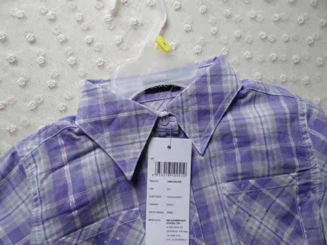 Chemise fille à manche longue - Ref 2086782 Image 8