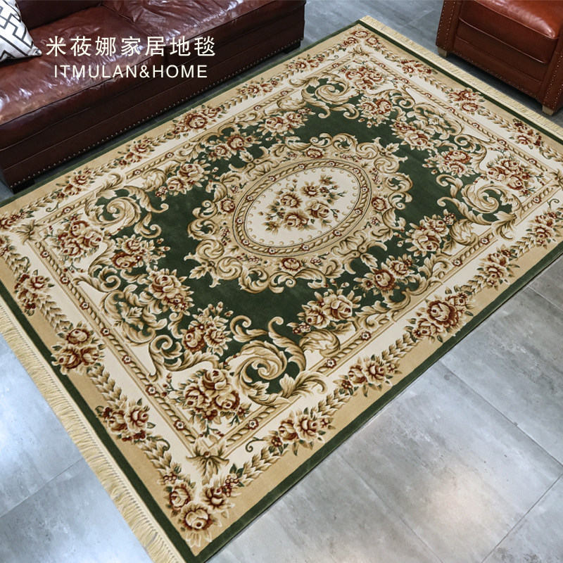 New products Turkey imported imitation wool carpet living room European-style modern coffee table carpet bedroom bedside blanket full