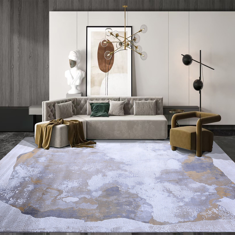 Turkish imported living room carpet Italian light luxury minimal sofa tea carpet bedroom carpet mattress simple