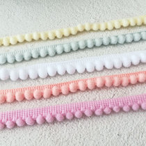 Export color ball ball lace small hair ball dog tooth edge handmade diy material lip dress decoration accessories