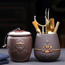 Great Holy Tea Road 6 BLACK SANDALWOOD SOLID WOOD SUIT HOME UTILITT TEA ACCESSORIES TEA SPOON TEA CLAMP SET TEA TRAY ZERO FIT