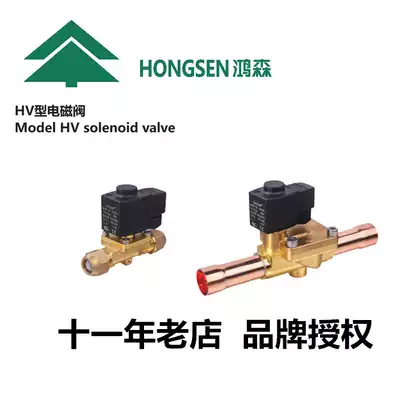 Hongsen HV Castor style cold storage central air conditioning solenoid valve 220V screw welding solenoid valve coil