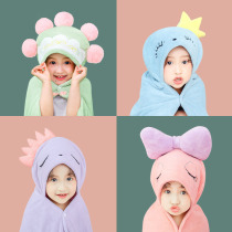 Childrens bath towel cloak cap than pure cotton absorbent baby bath Newborn Baby Baby Baby winter thick