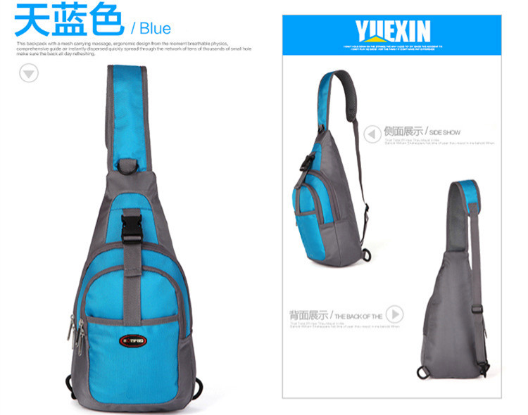 2015 nam nữ mới thể thao ngoài trời Messenger túi ngực Phiên bản Hàn Quốc của ba lô giản dị nóng bỏng Túi đeo vai chính hãng túi đeo chéo có khóa