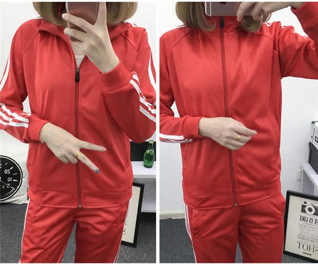 Mùa xuân và mùa thu Cặp đôi áo khoác thể thao dài tay Đàn ông và phụ nữ Áo khoác thường - Áo khoác thể thao / áo khoác áo khoác reebok nam