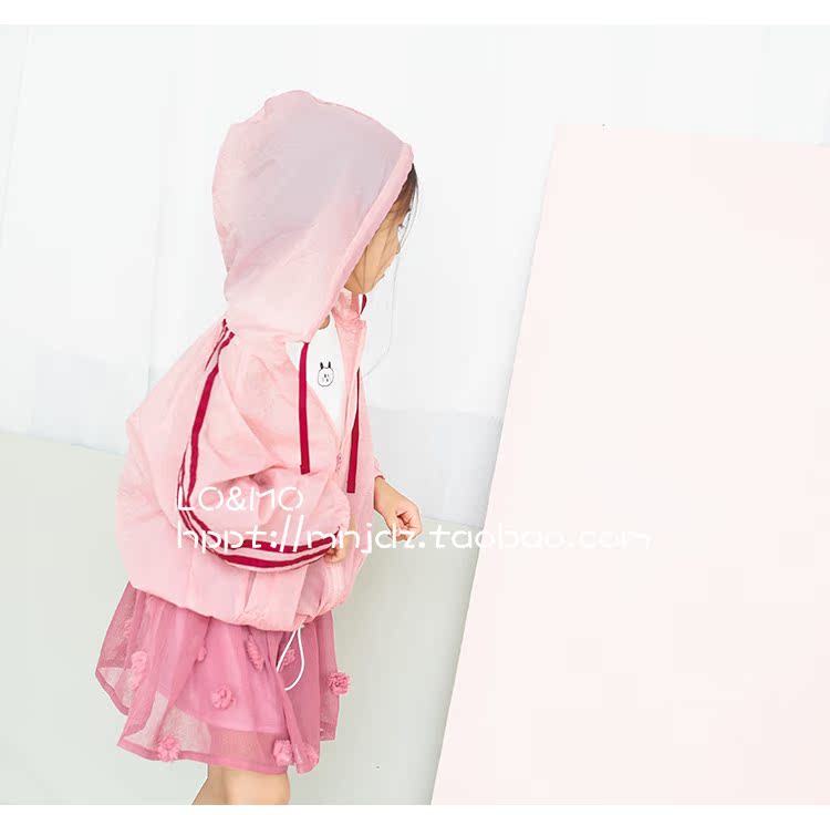 Lồng lồng nhà trẻ em tùy chỉnh của quần áo cô gái bé quần áo chống nắng cậu bé điều hòa không khí áo khoác mỏng áo thể thao ngoài trời mùa hè quần áo áo khoác gió trẻ em