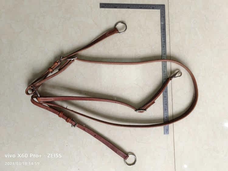 Low Price Storm-American Native pure Italian Head Cow Leather CY Western Saddle West Head Bow Leather Front Chest Strap