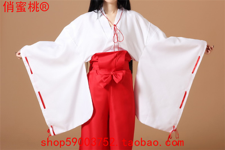 Trang phục cosplay anime Inuyasha Veganulaceae COS trang phục phù thủy Anime Tóc giả 屐 cung tên đạo cụ cosplay zero two