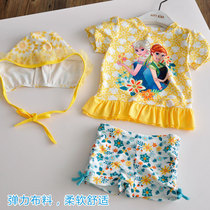 Outlet Single Snow Princess Split Swimsuit Swimming Trunks Bathing Cap Suit Sunscreen Dry Girl Baby Swimsuit Pants
