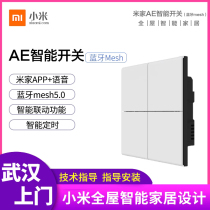 米家AE系列接入米家智能开关小爱同学语音控制四开双控蓝牙mesh