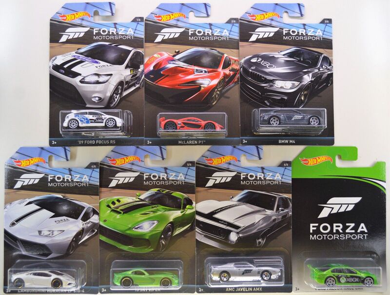 Hot Wheels Forza Xbox 2017 Regular Card Walmart 6 or 6+1