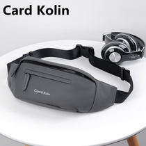 New 33OICK mens running bag multifunctional shoulder cross mens chest bag canvas leisure outdoor sports