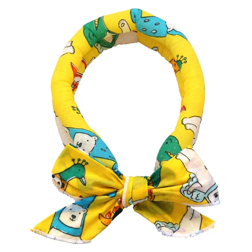 Кольцо для домашнего кольца собачья кольцо, водяной ткань, кошачья бибида в летнем охлаждении маленькой собаки летний анти -хит -кружок