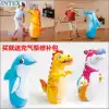 INTEX large inflatable tumbler big head thickened sandbag toy Children cartoon baby fitness toy ball