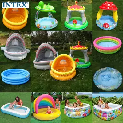 Children's baby inflatable swimming pool Family large ocean ball pool Bathtub insulation bath bucket Animal shape pool