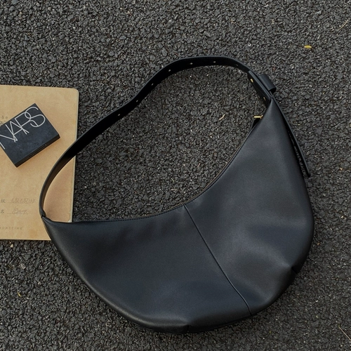 Минималистичная мягкая кожаная сумка подмышку, сумка на одно плечо, изысканный стиль