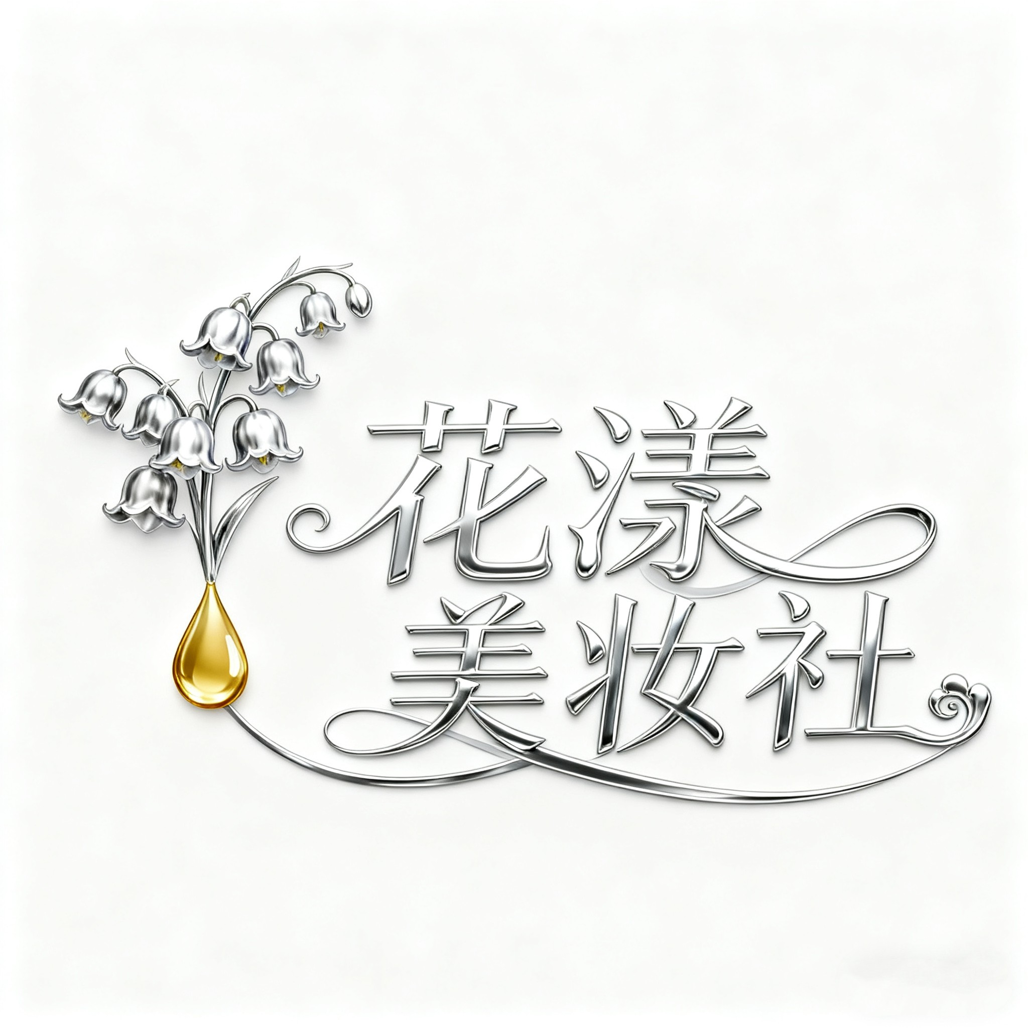 花漾美妆社的LOGO