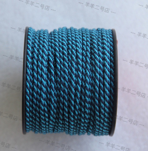 American ATWOOD ARM blue black with 2mm braided rope 110 lbs parcel jewels flowery lace outdoor