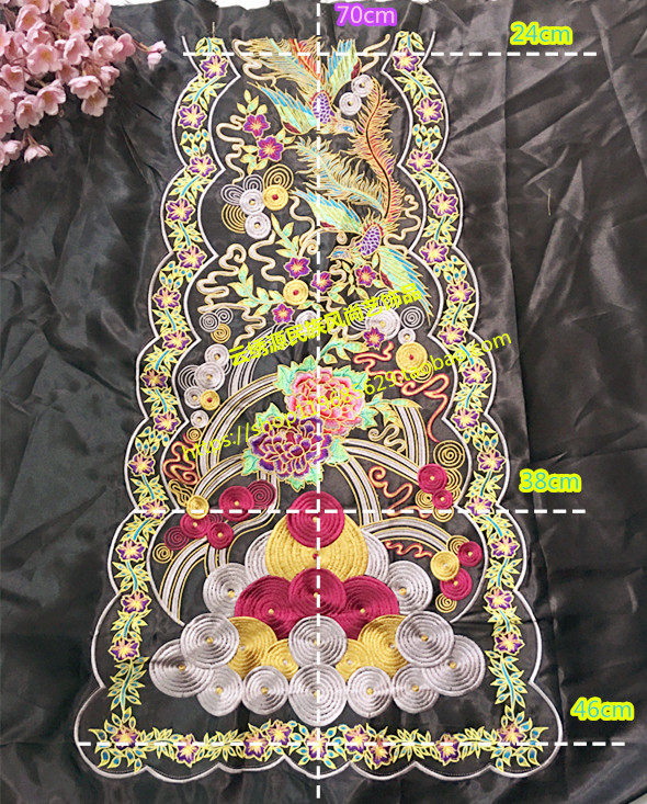 Machine embroidered embroidered embroidered sheet accessories matt dress and accessories for all kinds of clothing