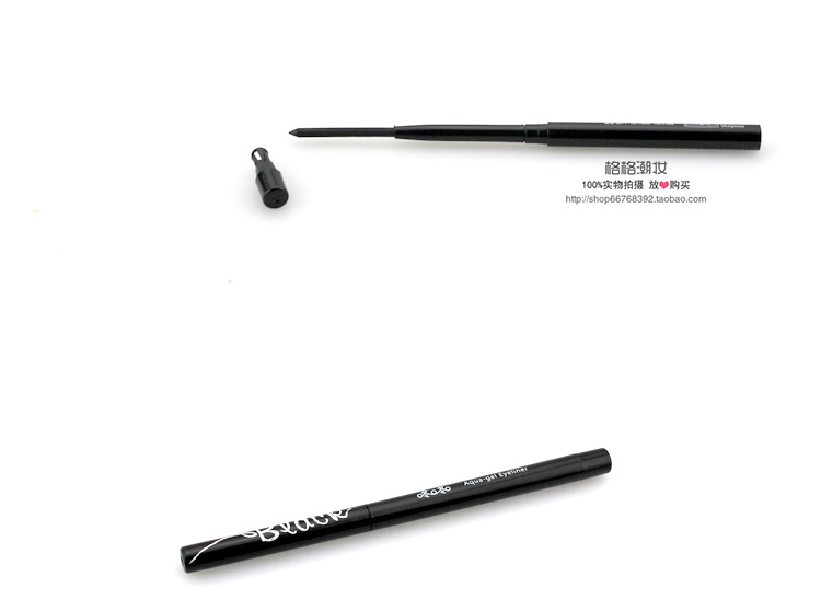 Authentic 咚咚 Bút kẻ mắt màu đen dày Punk tự động xoay dễ dàng không thấm nước và bút kẻ mắt chống thấm mồ hôi - Bút kẻ mắt kẻ mắt nước không trôi