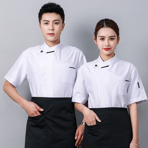 Шеф-повара Работа в одежде мужская летняя летняя дышащая пота