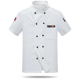 Летний лонгслив для работы, чай с молоком, короткий рукав