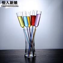 Pleasant Bride Glass Stained Beach Glasses Champagne Cocktail Bars Hotel Party KTV Leisure