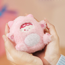 Valentines Day gift Hei Meng Plush Warm Hands Treasure Mobile Charging Ppoo Cartoon Two-in-one to Carry Girlfriend Warm Baby