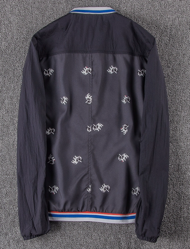 Lijia 2020 mùa xuân và mùa thu nam mới phiên bản Hàn Quốc của xu hướng áo khoác mỏng bóng chày mỏng áo khoác nam in áo khoác nam - Mùa xuân