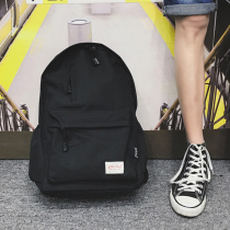 Han Edition Canvas School Bag Men Fashion Trends Leisure Brief Joins Wind High School Students Double Shoulder Computer Travel Backpack