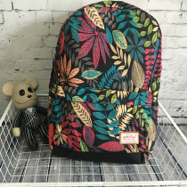 College Wind Lovers Canvas Bag Men Fashion Trends South Korea Large-capacity Junior High School College Students Double Shoulder Bag Backpack