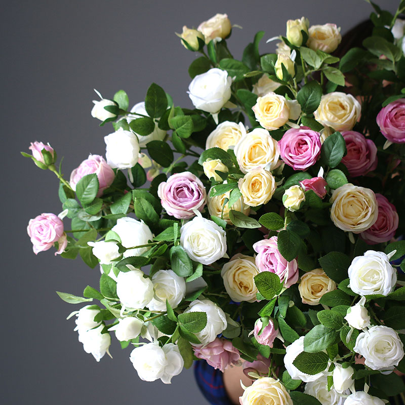 ins wind combined rose wall wedding celebration floral floral bouquet material