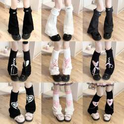 Purchasing Products: Autumn and Winter Knitted Wide-Leg Socks, Calf Socks, Sexy Leg Warmers, Versatile and Personalized for Subcultures