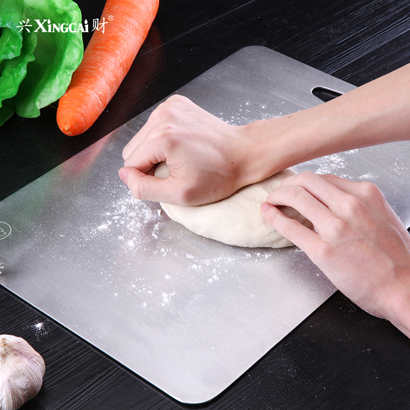 304 stainless steel double - sided cutting board household rubbed cutting board kitchen multi - use case board cutting fruit and panel dormitory