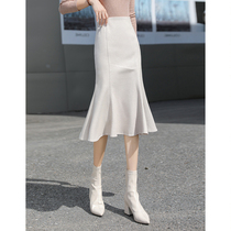 Mularsa halfbody dress design small crowdsourced wind 2022 spring new small hairy tail dresses