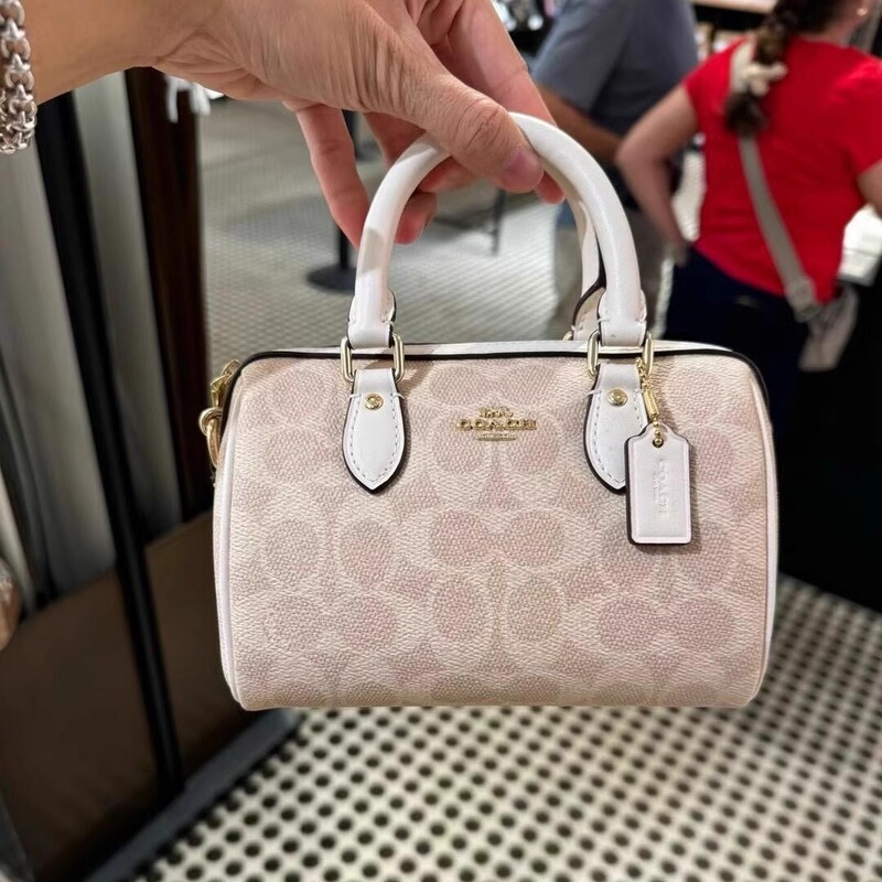 Authentic Coach/Coach Women's Bag New Model Rowan Boston Pillow Bag Mini Shoulder Crossbody Bag Women's Bag