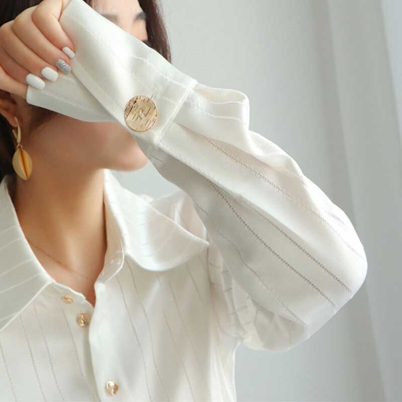 Mularsa Law Style Design Sensation Small Crowdsatin Shirt Woman 2022 Spring new fashion Don't touch blouses