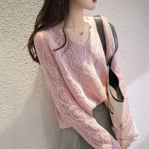 Mularsa Temperament 100 Hitch Lazy Wind Hollowed-out Needlework Women 2021 Fall New Loose Undershirt Thin