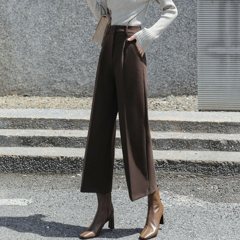 Mularsa High Waist and Nine Broadcast Pants Woman 2022 Spring New Crossing Blade Suit Pants
