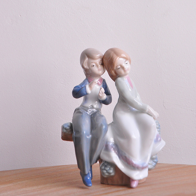 Forest Bears Outlet Europe Two Small Chai Unguessed Boy Girl Porcelain Occasional ceramic delivery Gift Pendulum Wedding Gift Home