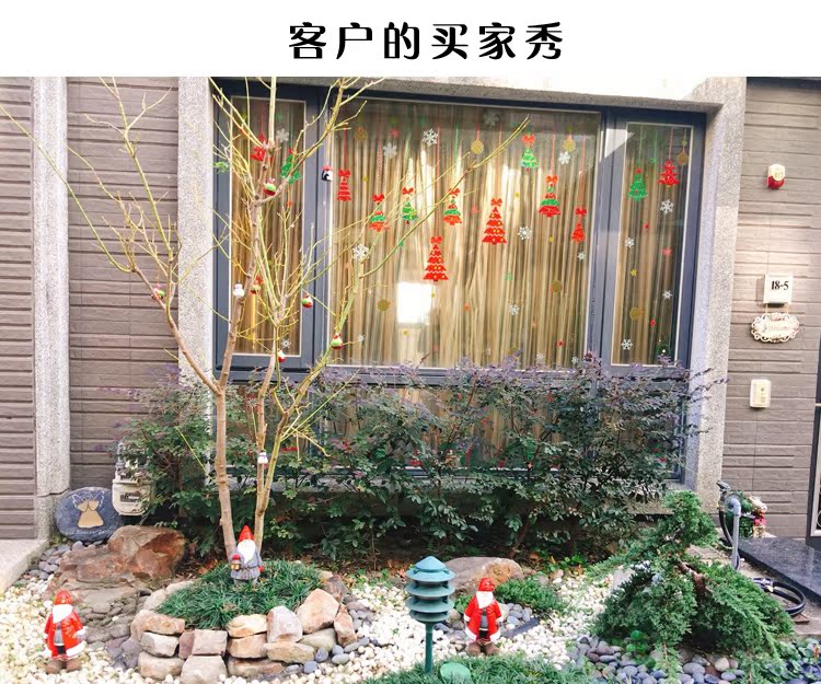 Xuất khẩu trang trí nhà bằng gốm Santa Claus cổ tích sân vườn lớn sân vườn trang trí Giáng sinh quà tặng trang trí phòng khách đẹp