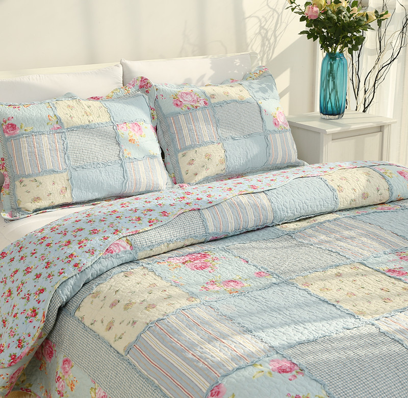 Cotton quilting được giặt bởi ba bộ mùa hè mát mẻ bởi điều hòa cotton là mùa xuân và mùa thu mùa hè đôi giường đơn pad đặc biệt các mẫu ga trải giường đẹp