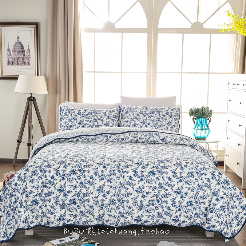 Xuất khẩu bông chần bằng giường bao gồm ba bộ chăn bông trải giường quilted mùa hè mát mẻ điều hòa không khí là bông- phong cách