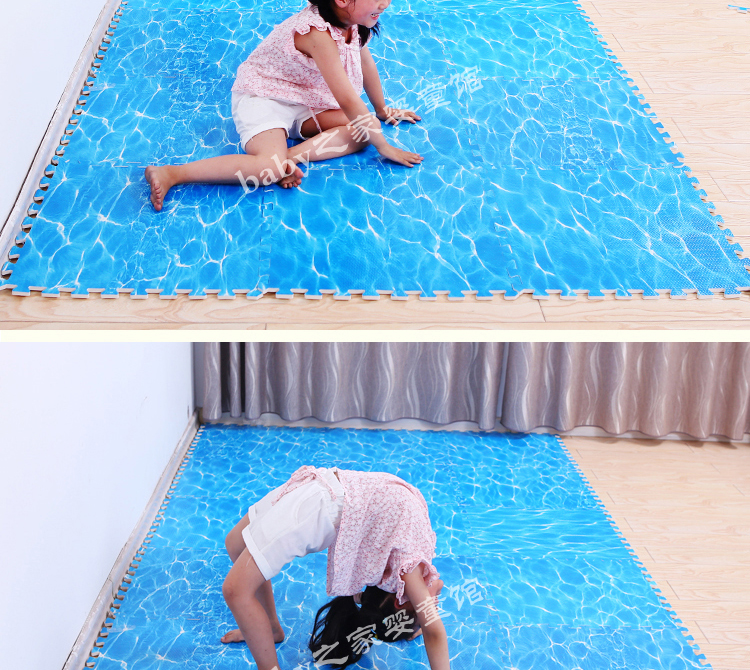 thảm xốp 60x60 trẻ em trong gia đình leo pad dày khâu phòng ngủ đại dương lớn câu đố mat sàn - Thảm sàn thảm ghép trải sàn