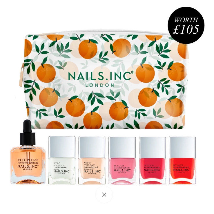 25% off Great Price! Nails Inc. Vitamin C 7-Piece Nail Polish Set