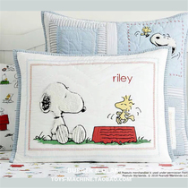 SNP0486 export Europe SNOOPY SNOOPY embroidery patchwork pillow case without pillow core